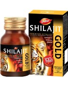 Dabur Shilajit Gold Premium Vitality Ayurvedic Supplement For Men, 20 Capsules For Strength, Stamina & Power